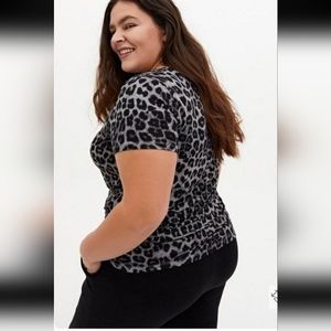 Torrid- Super Soft Leopard print top